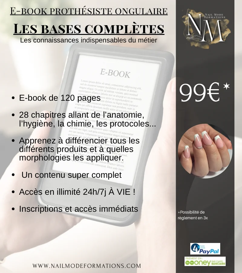E-BOOK: Connaître ses bases du métier de prothésiste ongulaire en 28 leçons