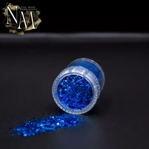 Paillettes mix bleues électrique