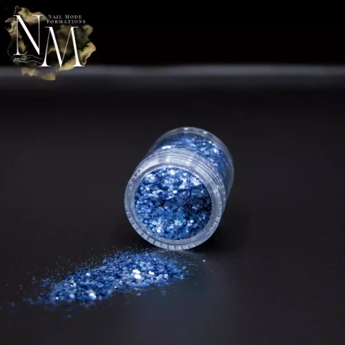 Paillettes mix bleues jean