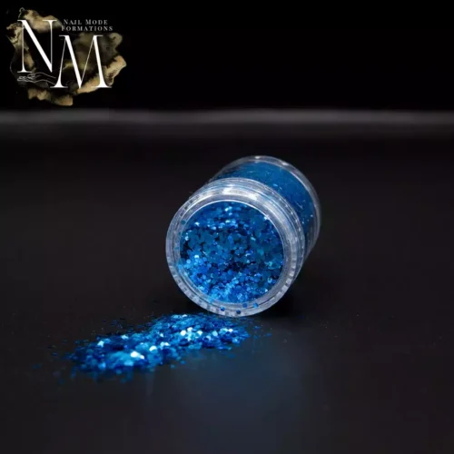 Paillettes mix bleues