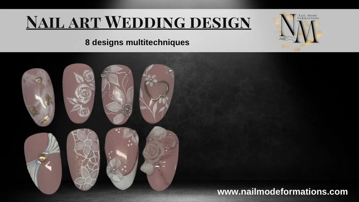 nail art wedding design